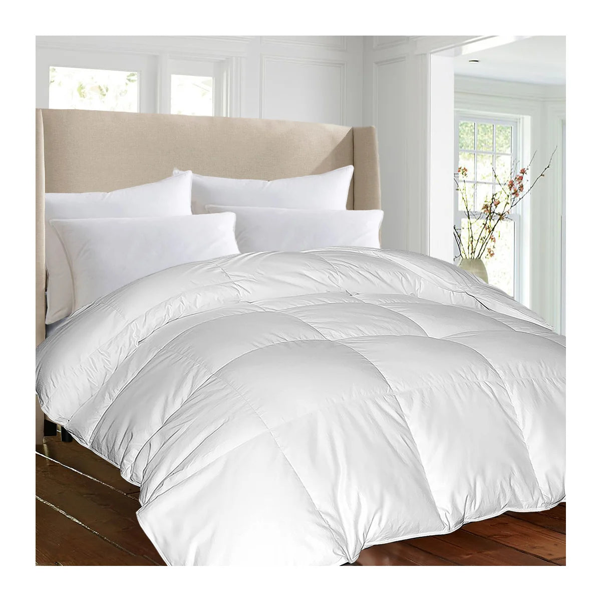 1000 Thread Count Cotton Down Alternative Comforter