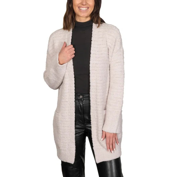 Barefoot Dreams Women's CozyChic Pocket Cardigan