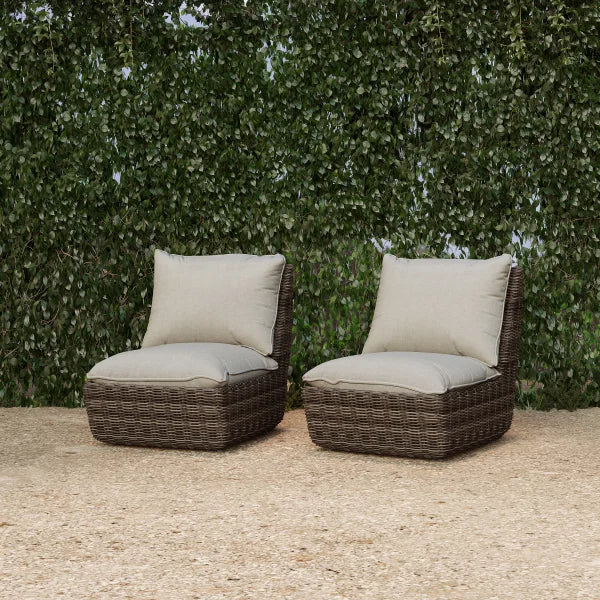 SunVilla Swann Modular Outdoor Patio Chair, 2-pack