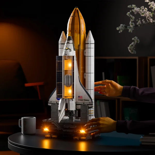 4D Build Space Shuttle 3D Model Kit with LED Lights