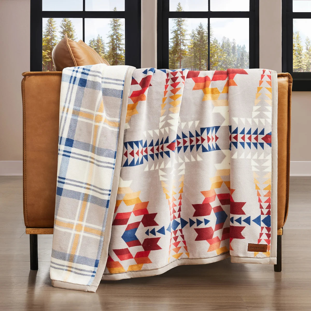 Pendleton Reversible Plush Throw